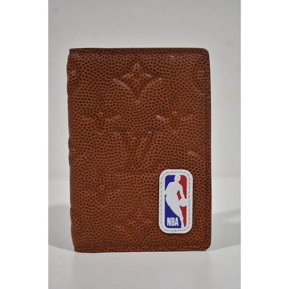 Louis Vuitton NBA Brown Basketball Leather Monogram Logo Pocket Organizer Wallet - Picture 2 of 11